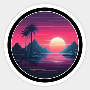 Vaporwave 02 Sticker